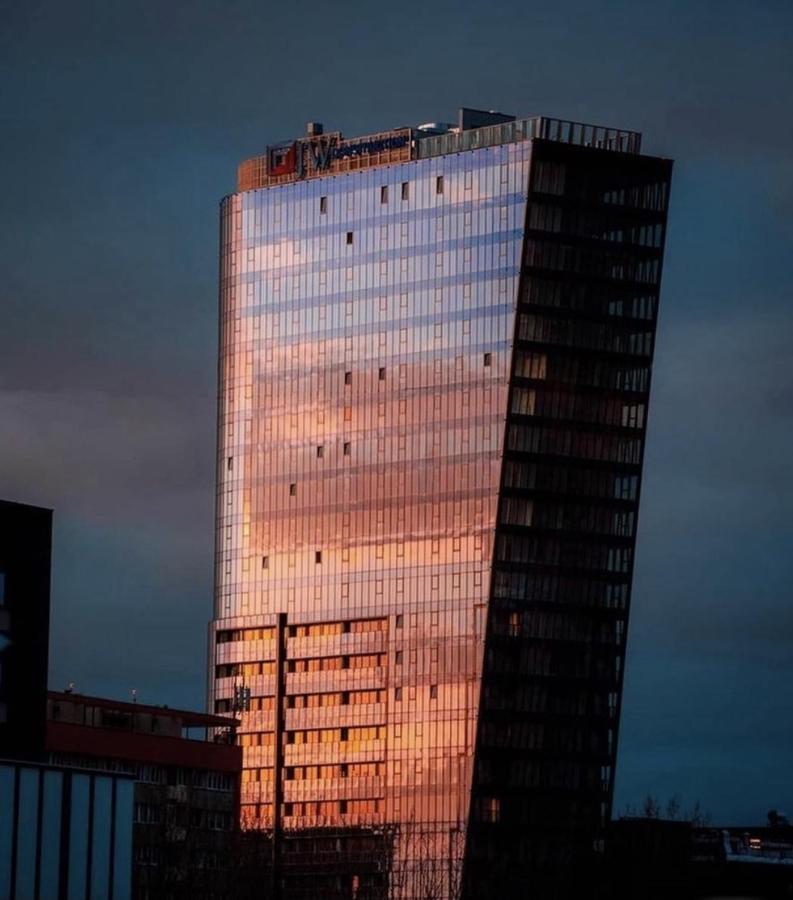 Hanza Tower Apartament Times Square Szczecin Bagian luar foto