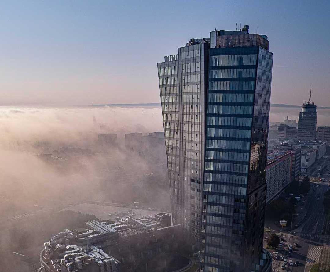 Hanza Tower Apartament Times Square Szczecin Bagian luar foto